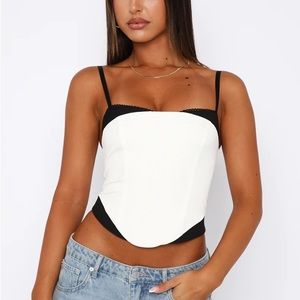 White Fox Feel the Spark Bustier - White